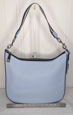 MARC By Marc Jacobs M0009356 Gotham Shoulder Bag Cielo/Black Multi Webbing Strap